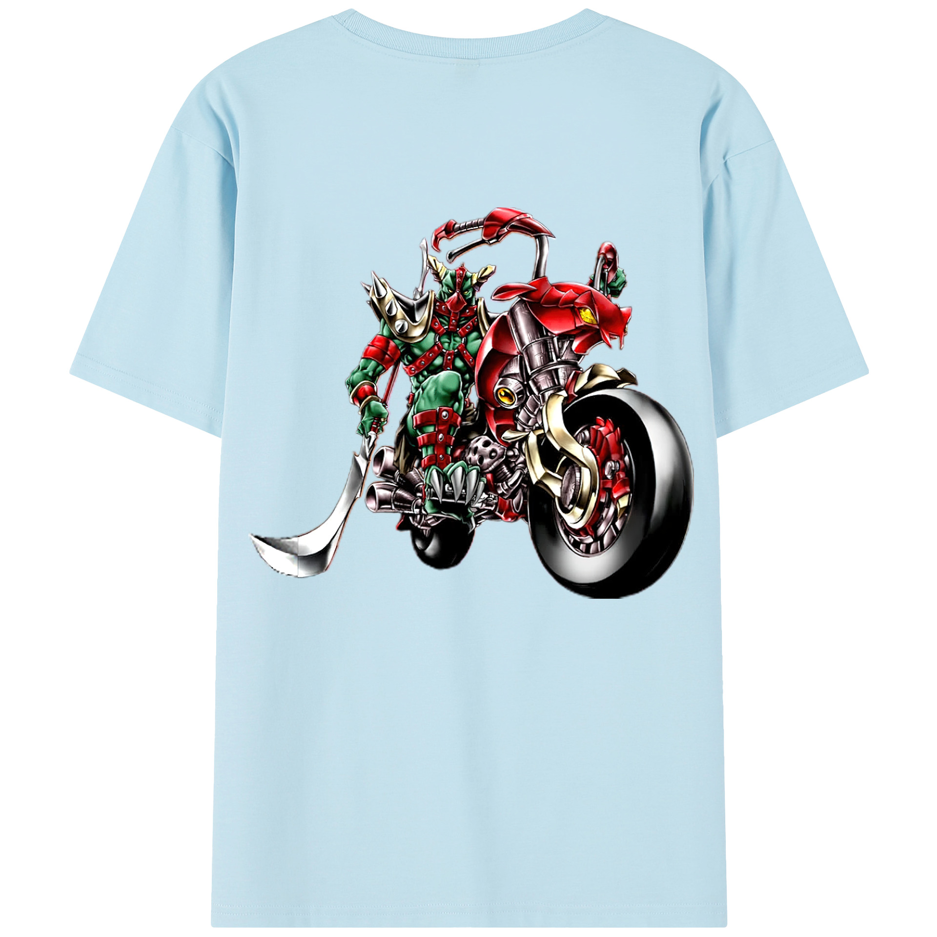 （画像用） 遊☆戯☆王 Yu-Gi-Oh! 綿100％半袖Tシャツ（背面プリント）